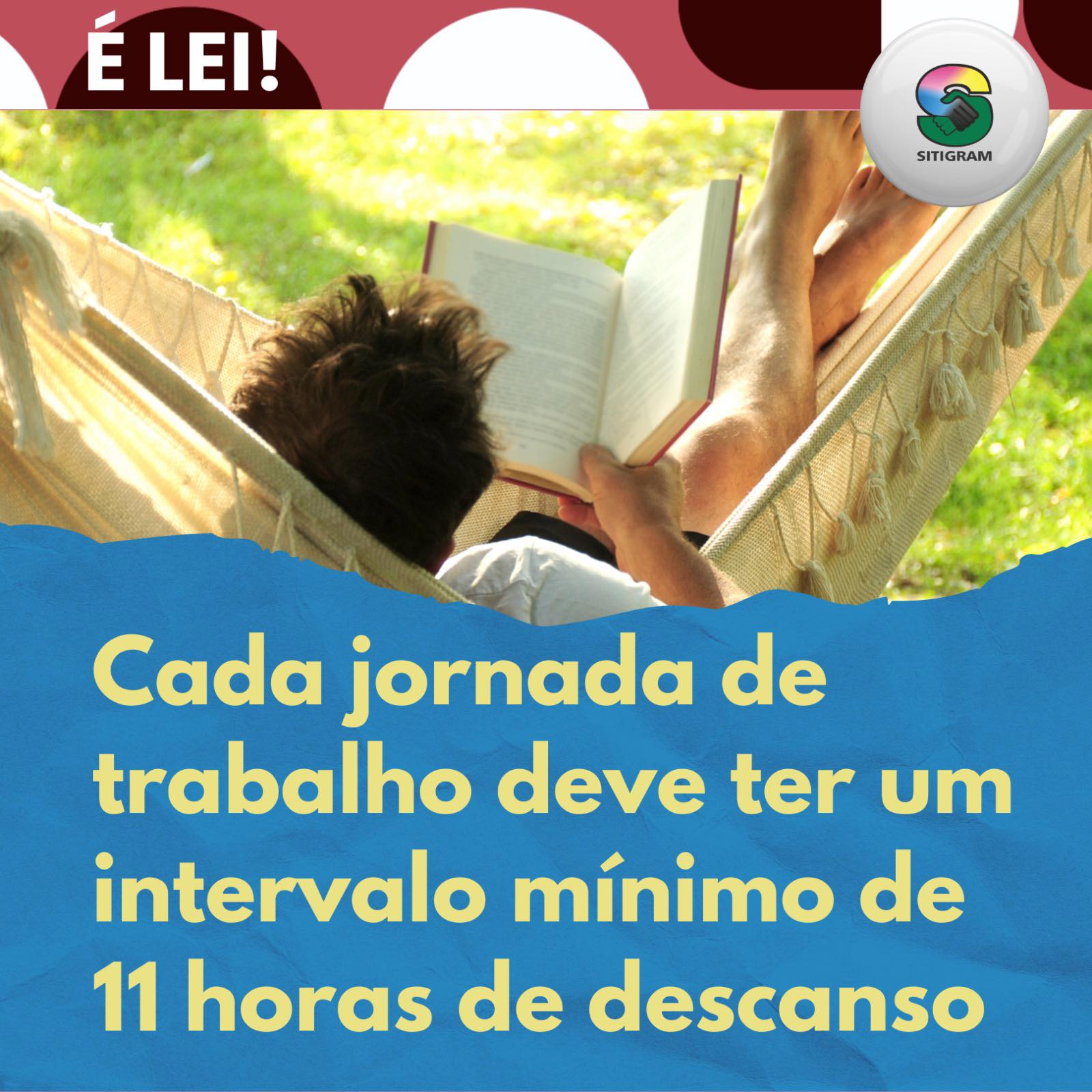 Cada jornada de trabalho deve ter um intervalo mínimo de 11 horas de descanso